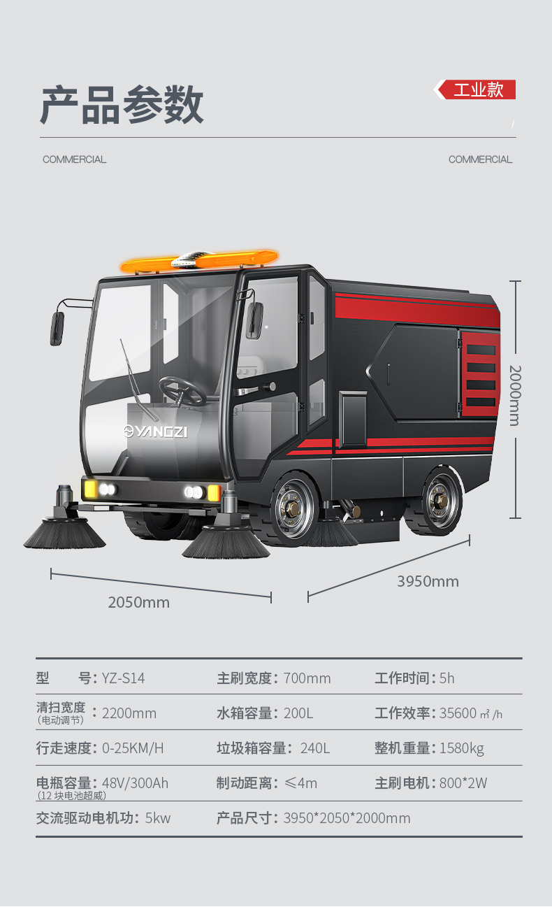 揚子S14電動掃地車(圖17)